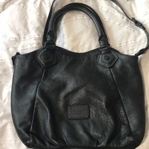 Marc by Marc Jacobs black leather shoulder bag